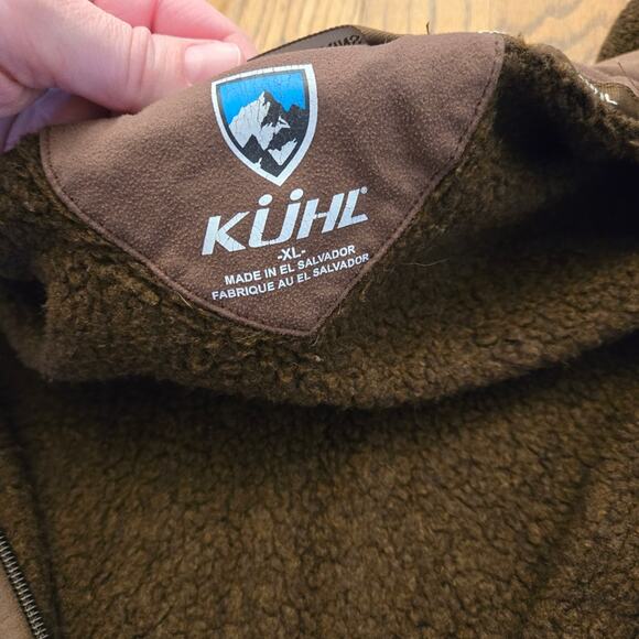 Kuhl Brown Alpaca Fleece Zip Up Jacket Sz XL. unisex - Picture 9 of 11